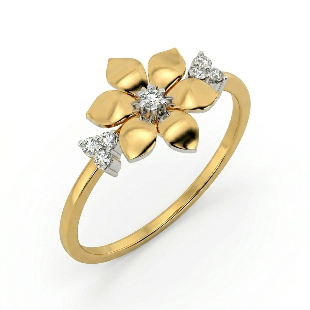 The Empress Bloom Ring - Lab Grown Diamonds