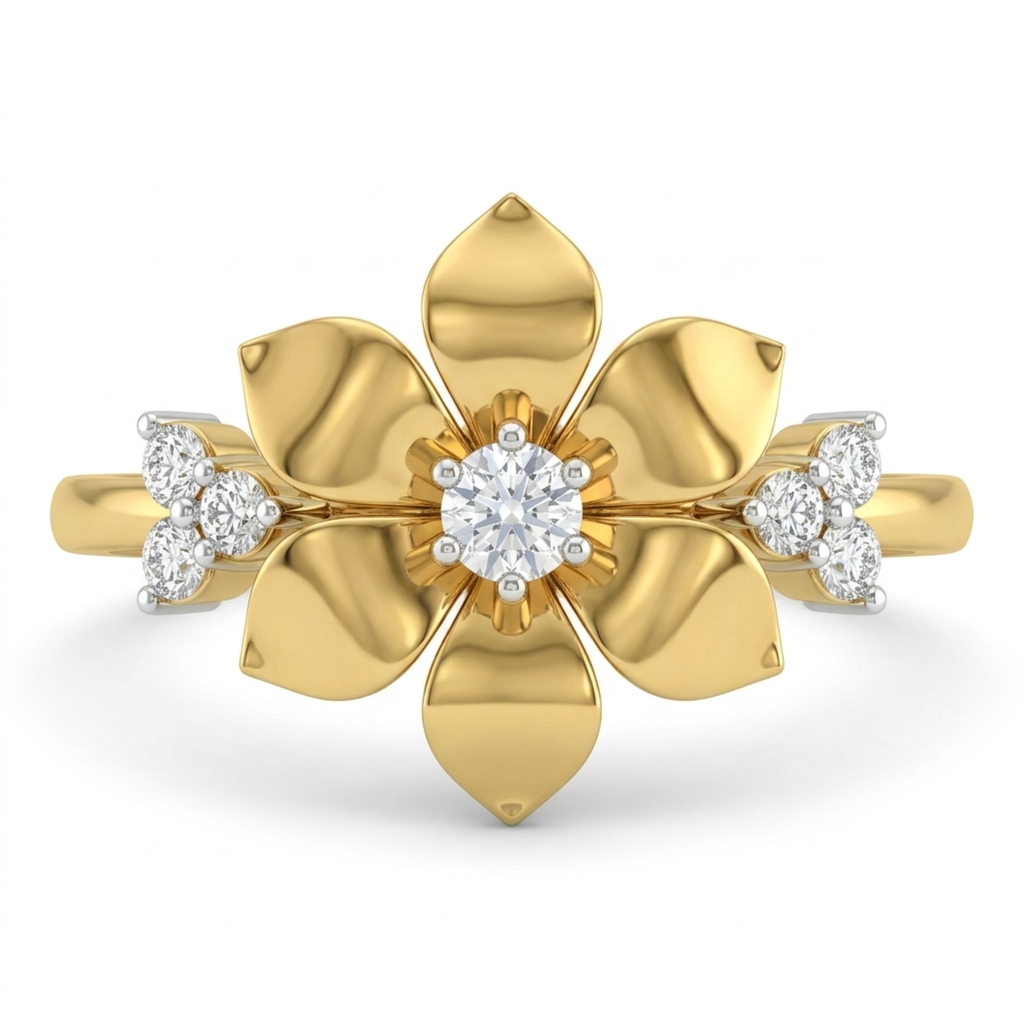 The Empress Bloom Ring - Lab Grown Diamonds