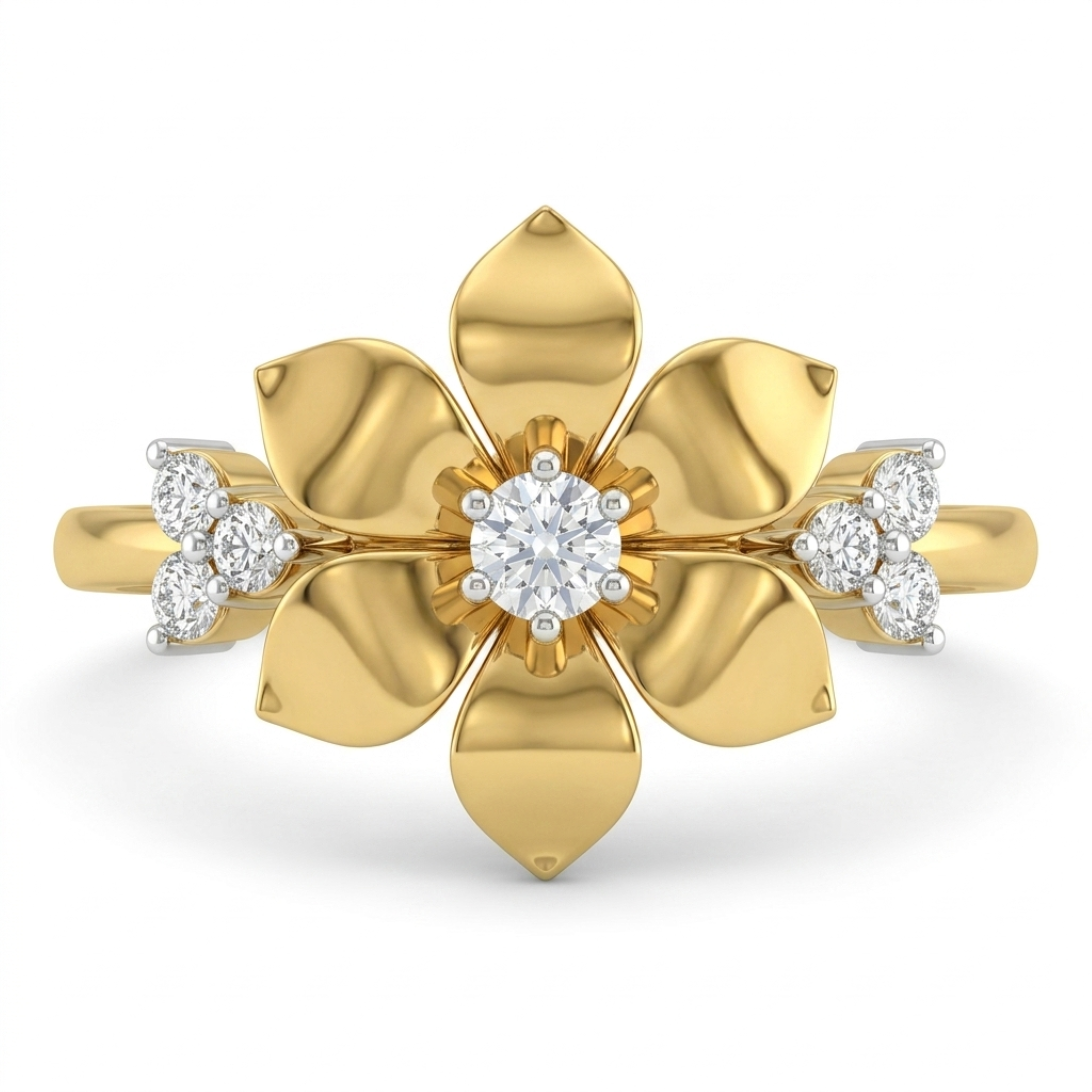 The Empress Bloom Ring - Lab Grown Diamonds