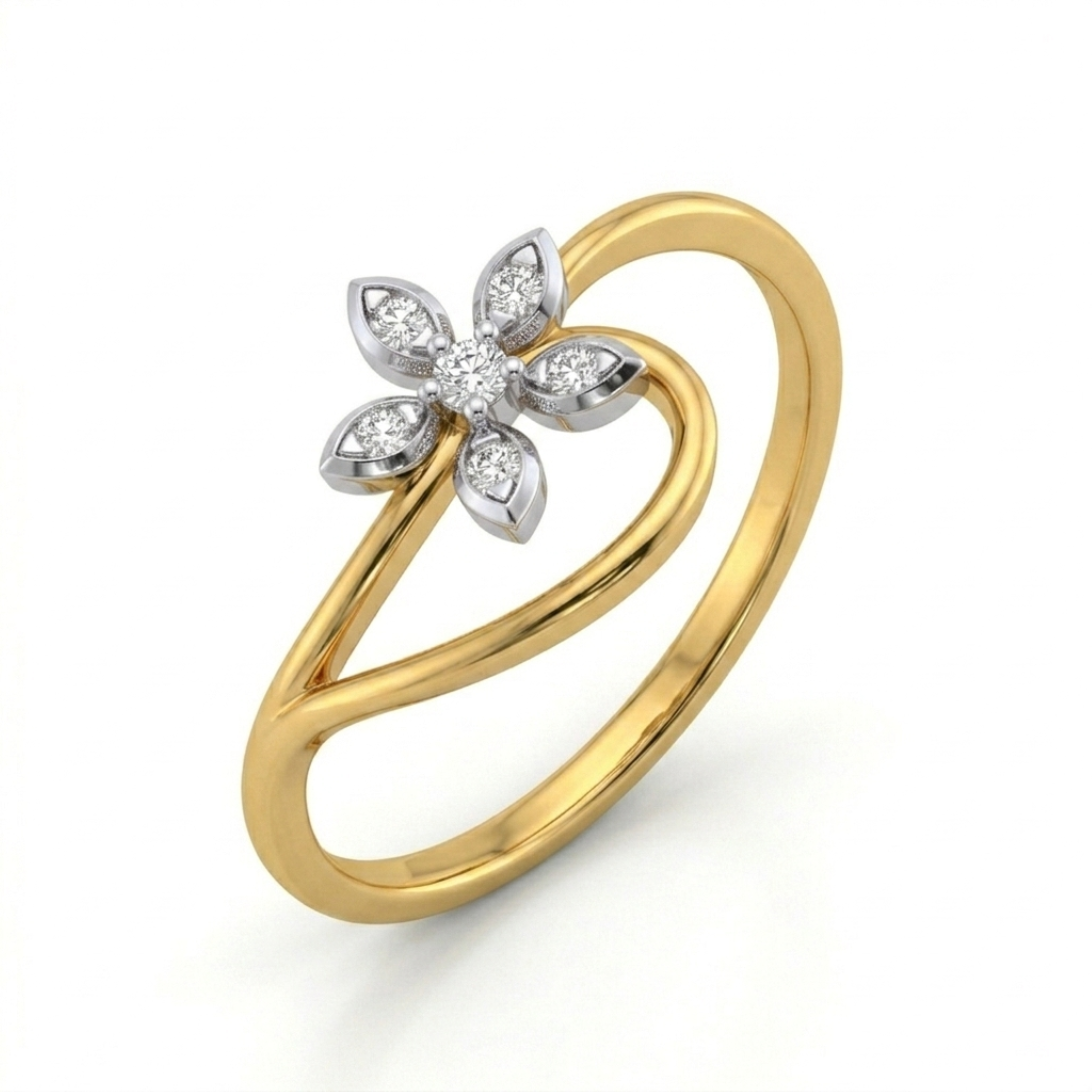 The Felicity Floral Ring - Lab Grown Diamonds
