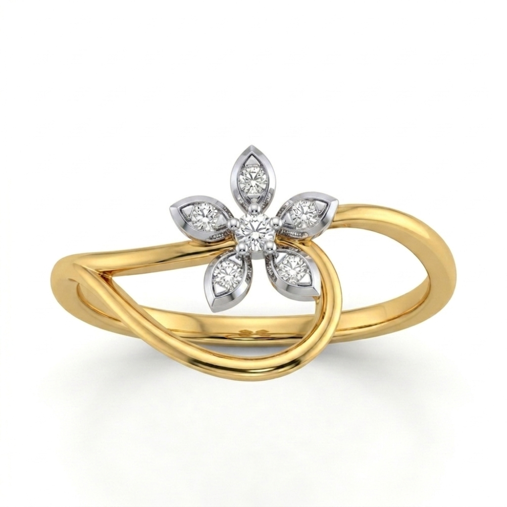 The Felicity Floral Ring - Lab Grown Diamonds