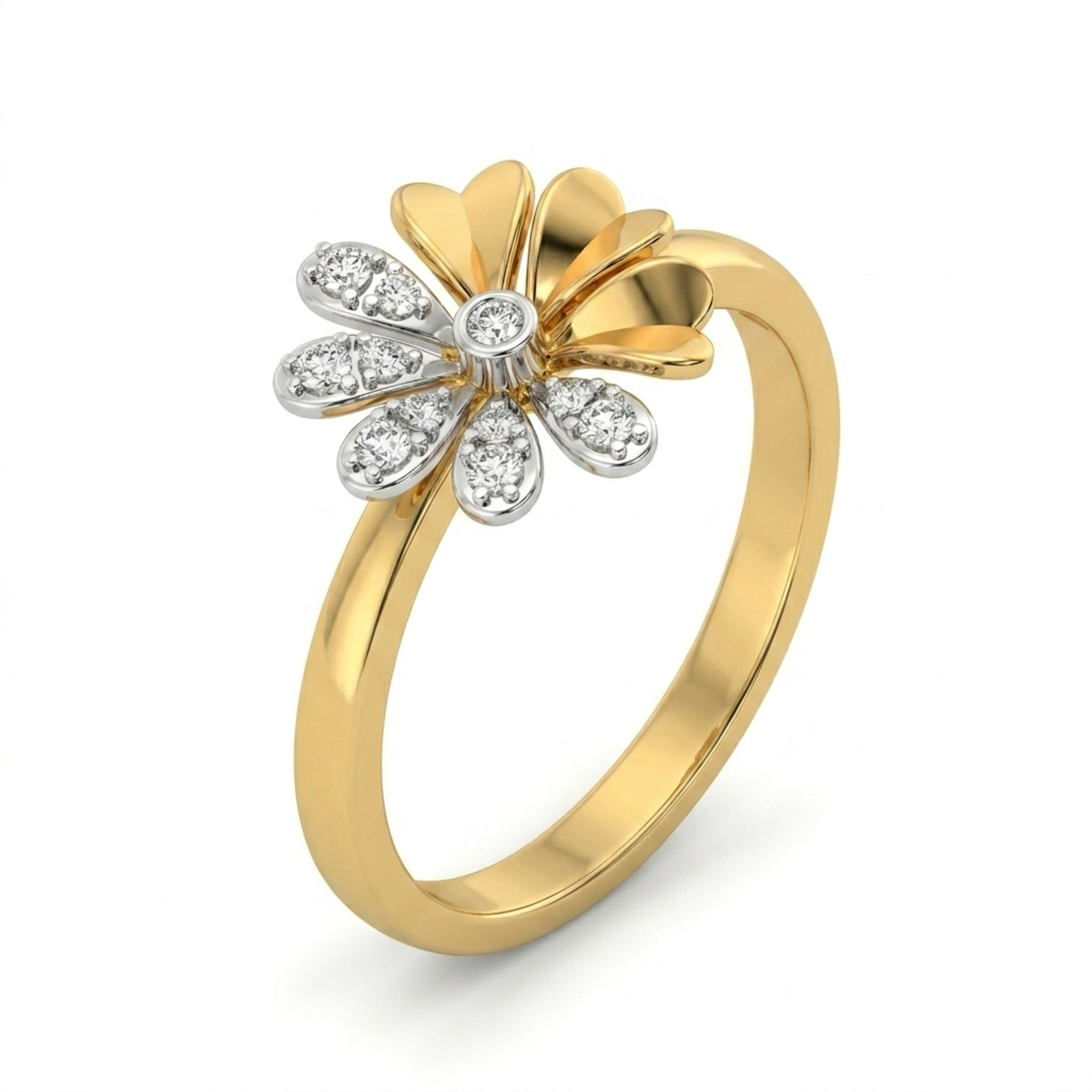 The Lumina Floret Ring - Lab Grown Diamonds