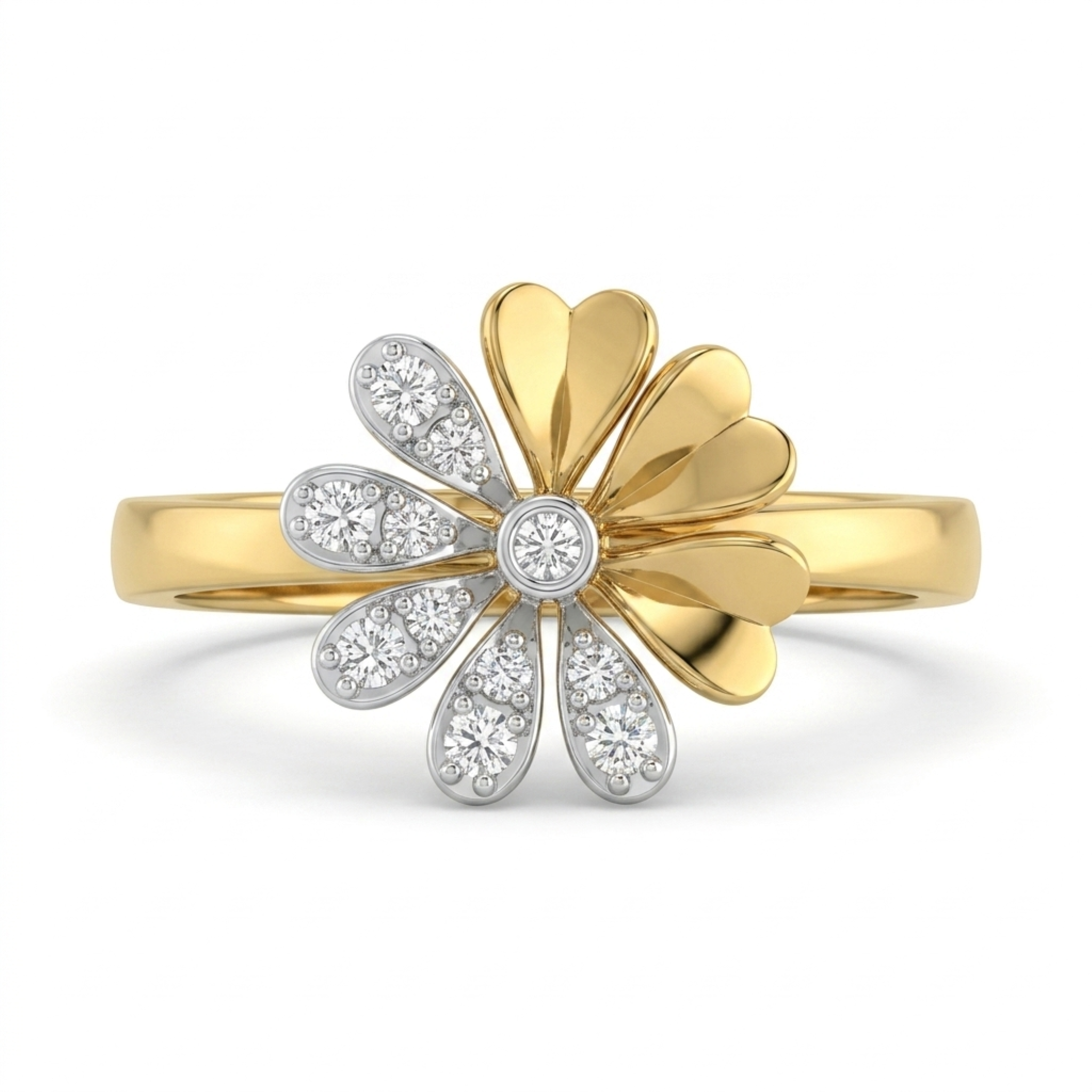 The Lumina Floret Ring - Lab Grown Diamonds