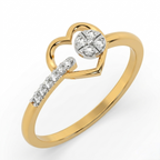 The Solace Heart Ring - Lab Grown Diamonds