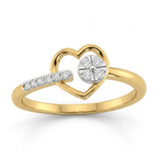 The Solace Heart Ring - Lab Grown Diamonds