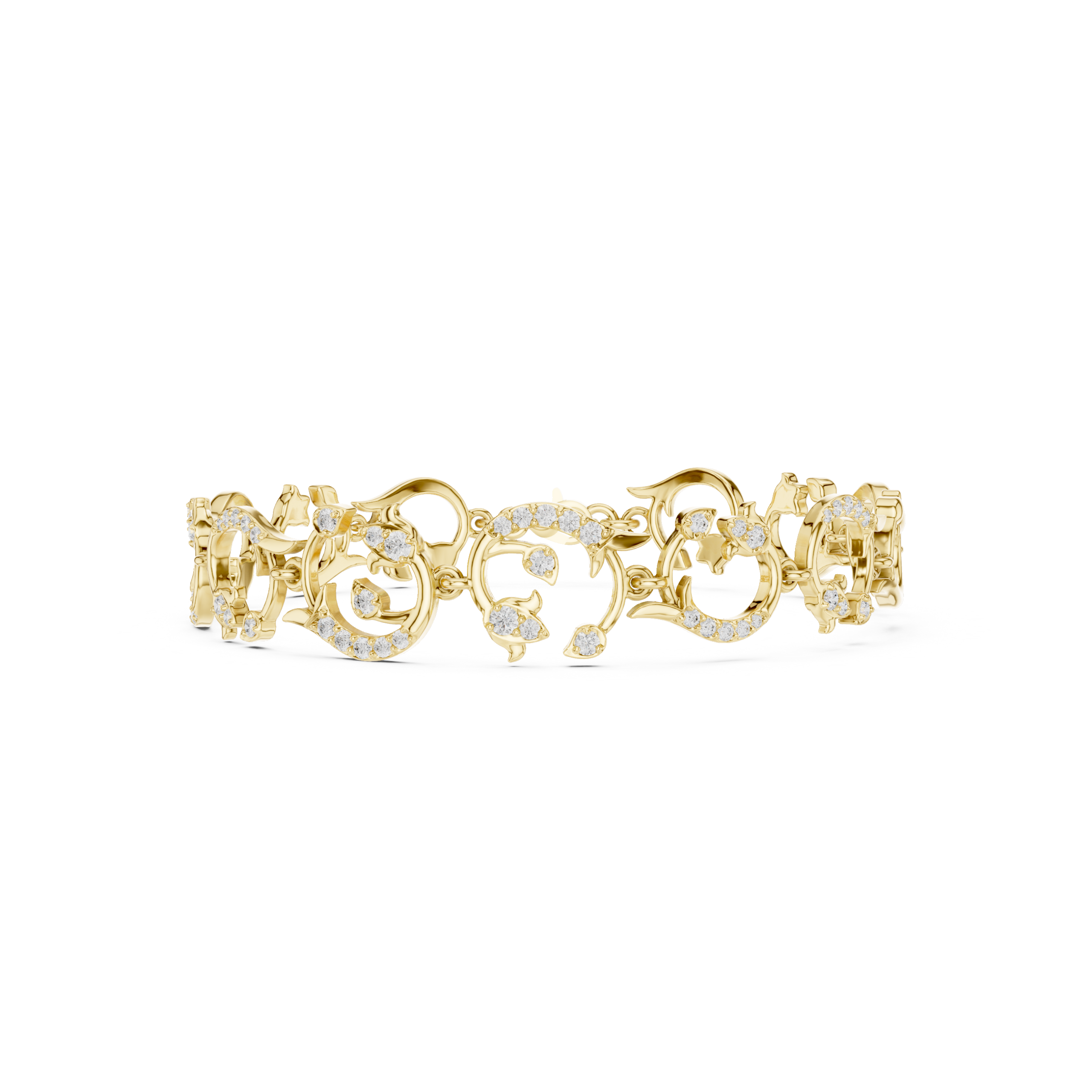 The Royal Filigree Bracelet - Lab Grown Diamonds