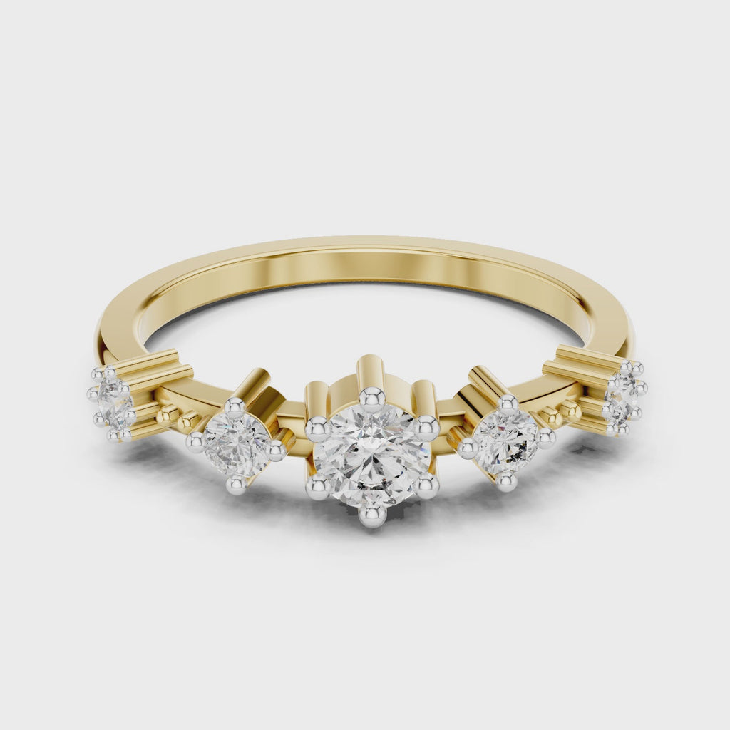 The Lumina Tiered Ring - Lab Grown Diamonds