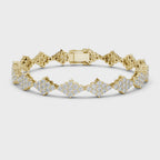 The Lunar Rhombus Bracelet - Lab Grown Diamonds