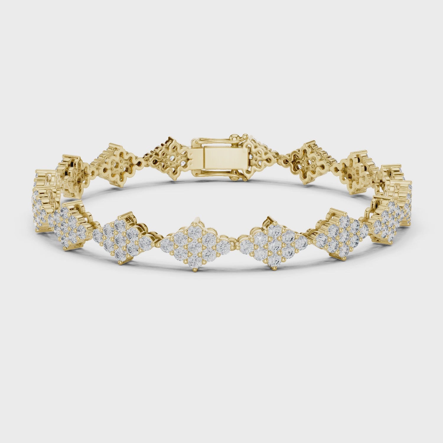 The Lunar Rhombus Bracelet - Lab Grown Diamonds