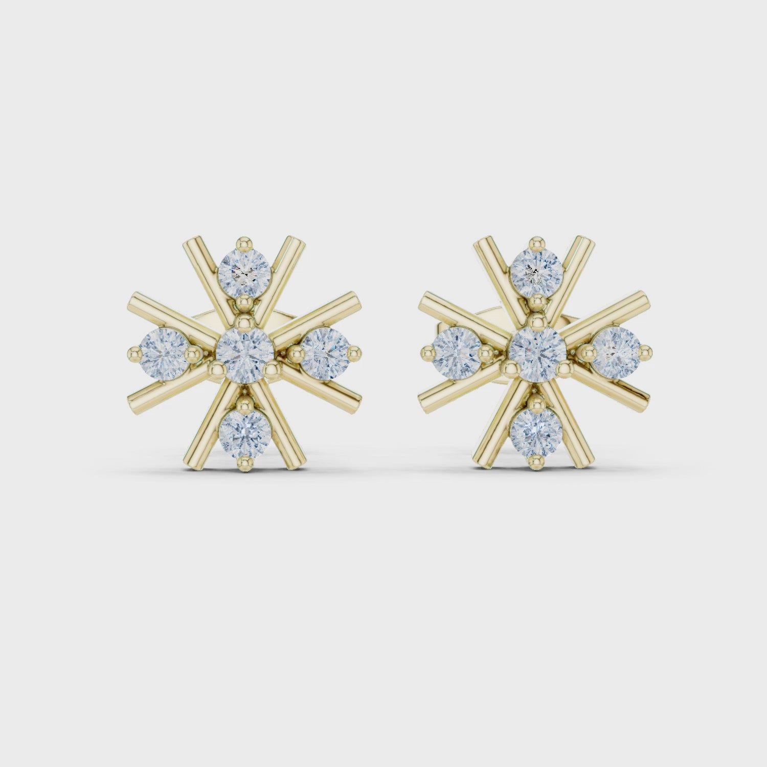 The Polarstern Earrings - Lab Grown Diamonds