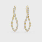 The Eternal Wave Earrings - Lab Grown Diamonds
