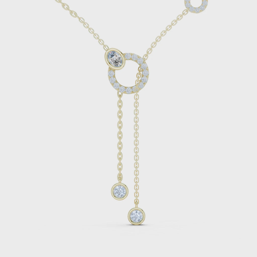 The Kiran Cascade Necklace - Lab Grown Diamonds
