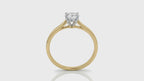 The Regal Flare Solitaire Ring - Lab Grown Diamonds