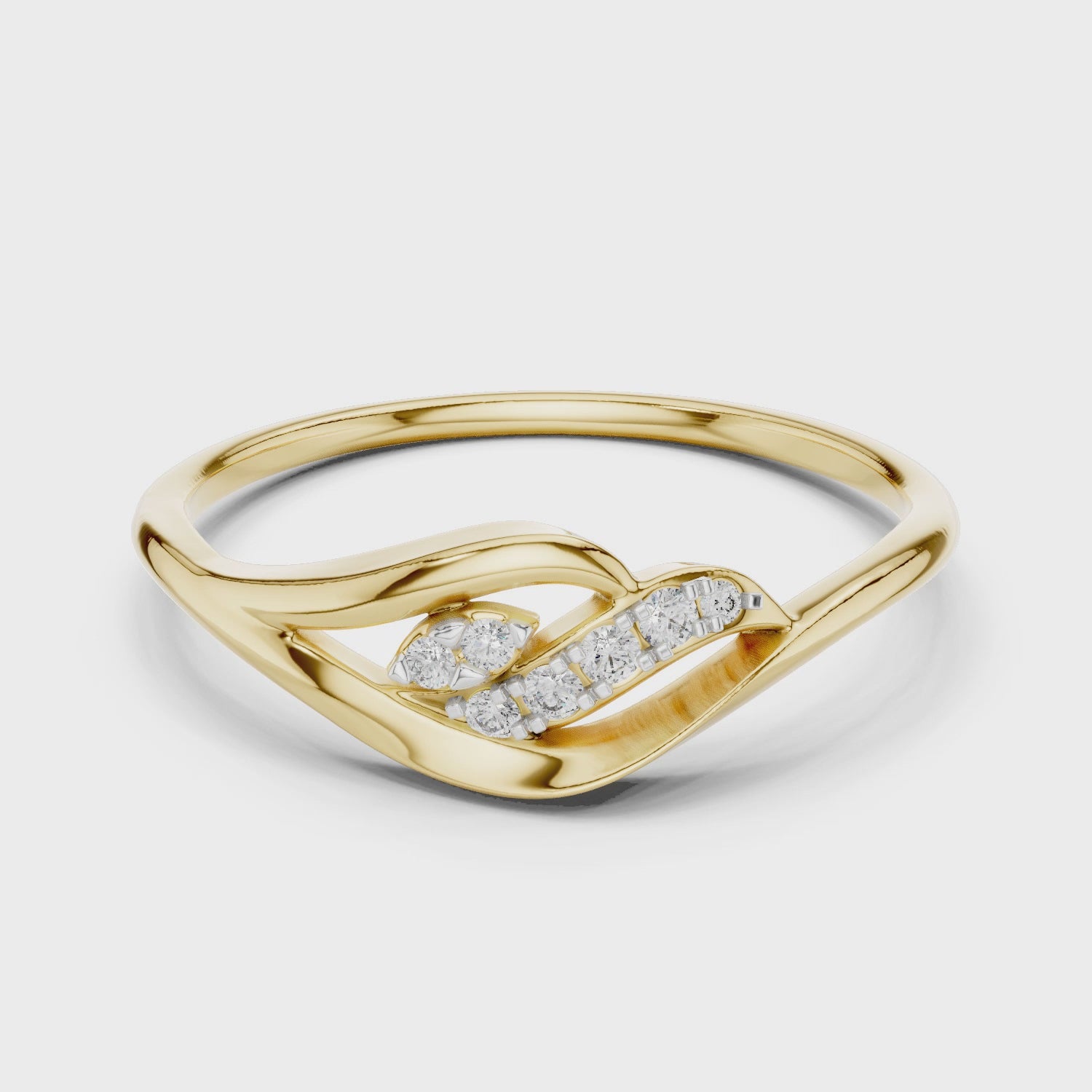 The Eternal Wave Ring - Lab Grown Diamonds