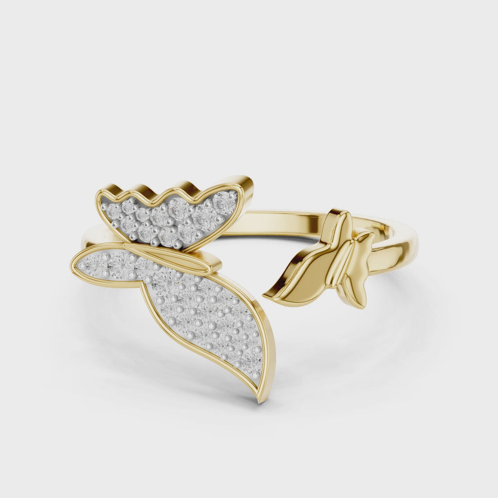 The Marvin Butterfly Ring - Lab Grown Diamonds