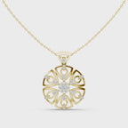 The Maia Royal Mandala Pendant - Lab Grown Diamonds