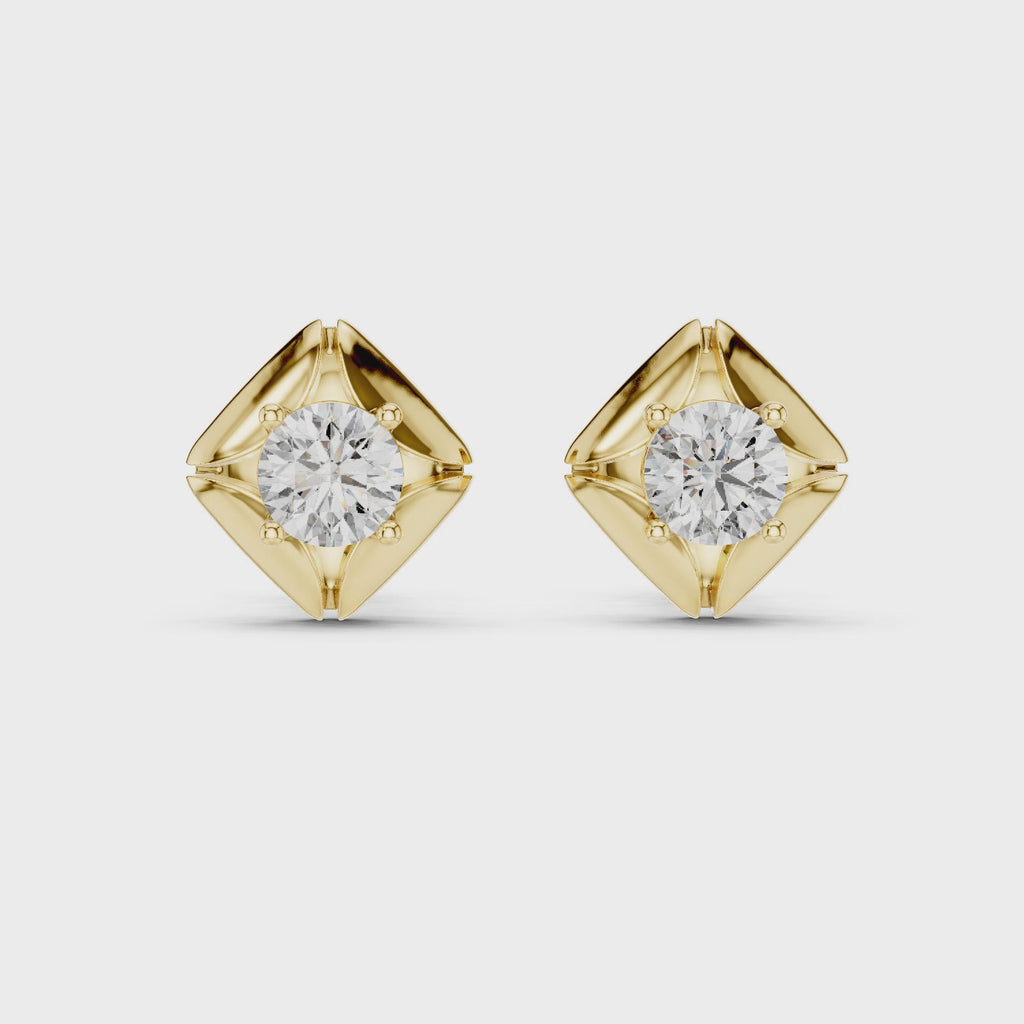 The Laurel Earrings - Lab Grown Diamonds