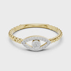 The Evil Eye Ring - Lab Grown Diamonds