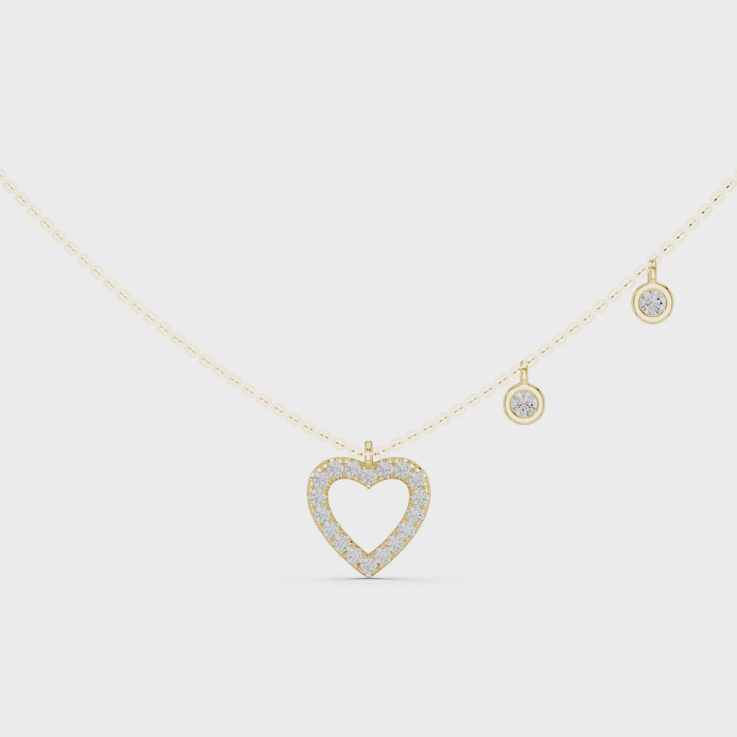The Hera Heart Necklace - Lab Grown Diamonds
