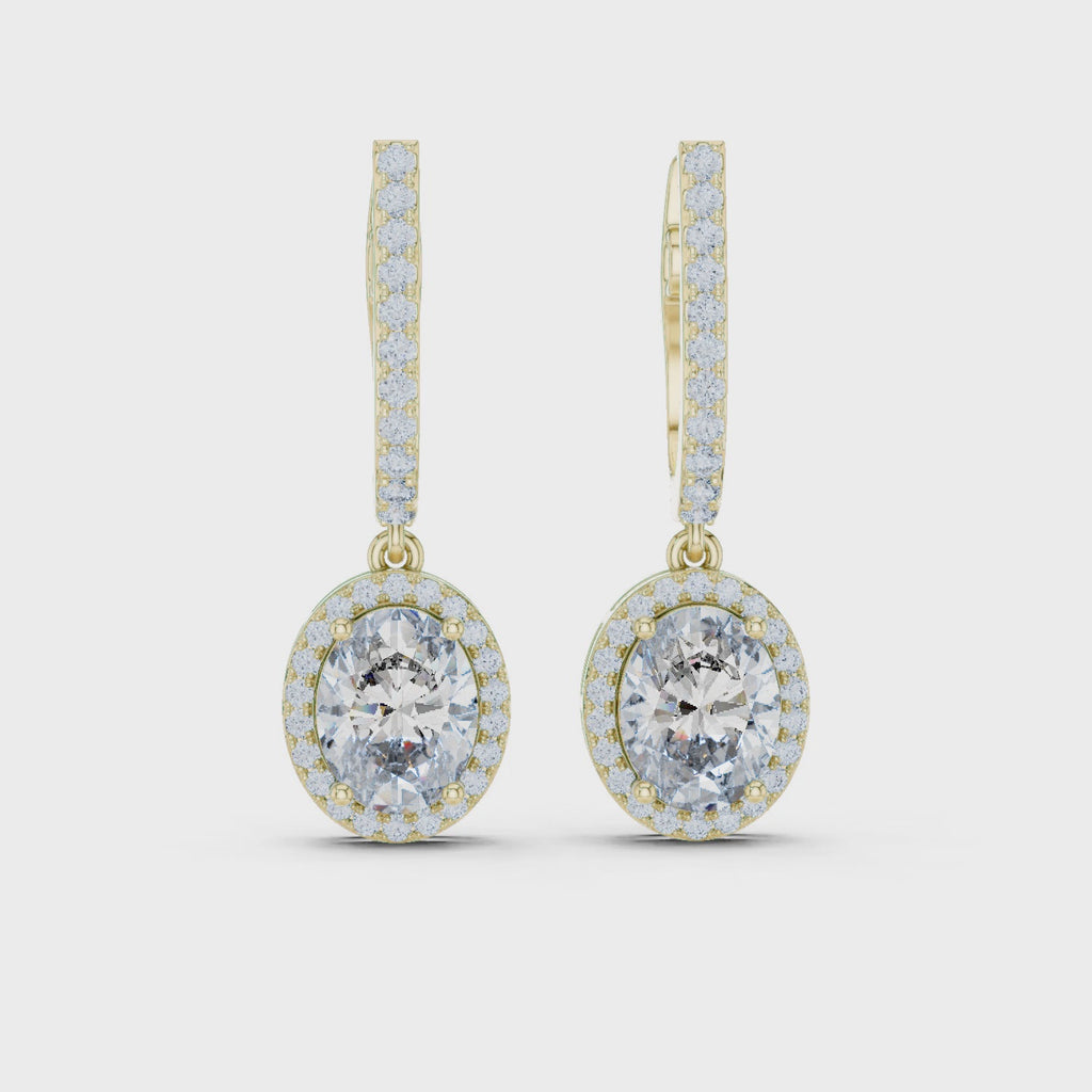 The Éclat Drop Earrings - Lab Grown Diamonds