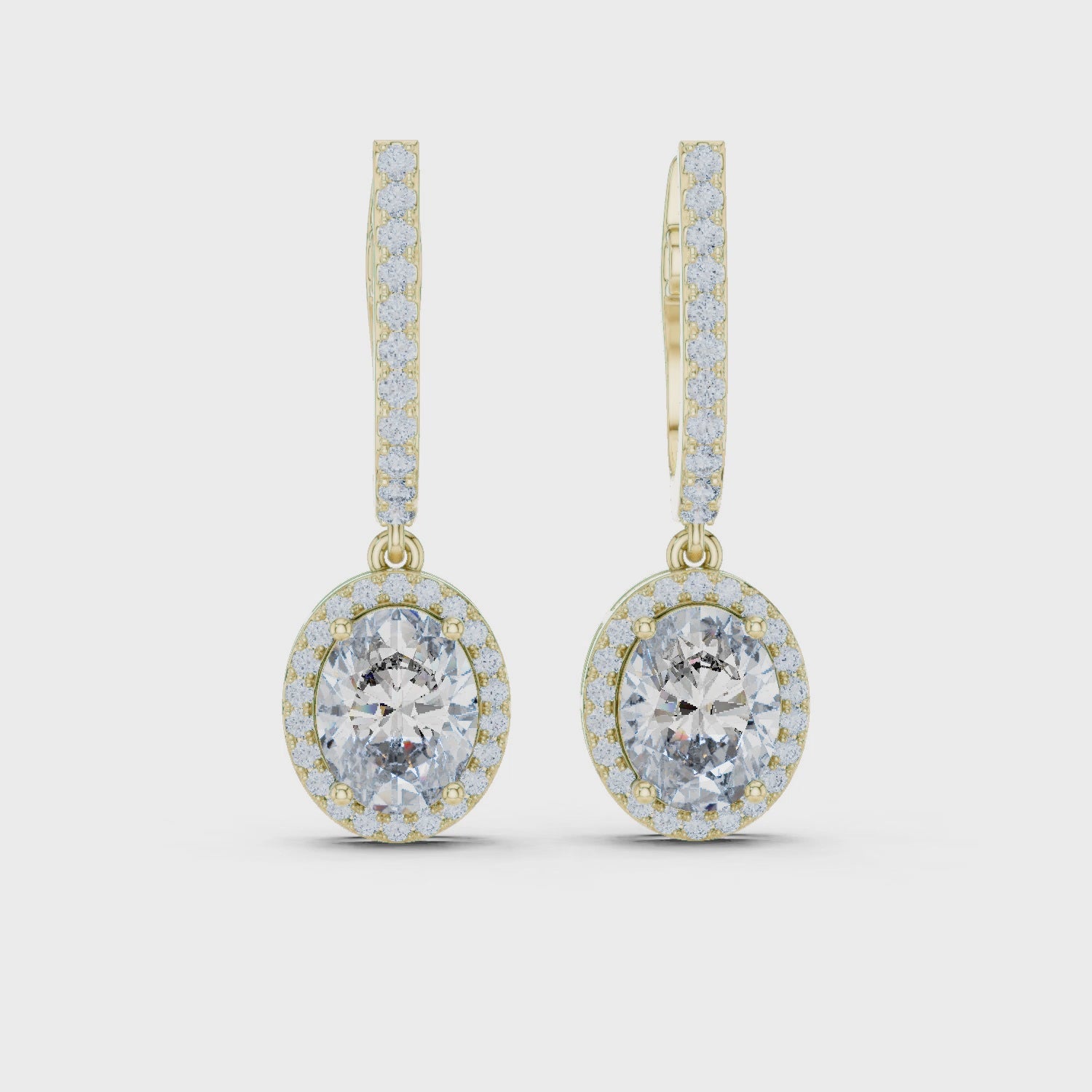 The Éclat Drop Earrings - Lab Grown Diamonds