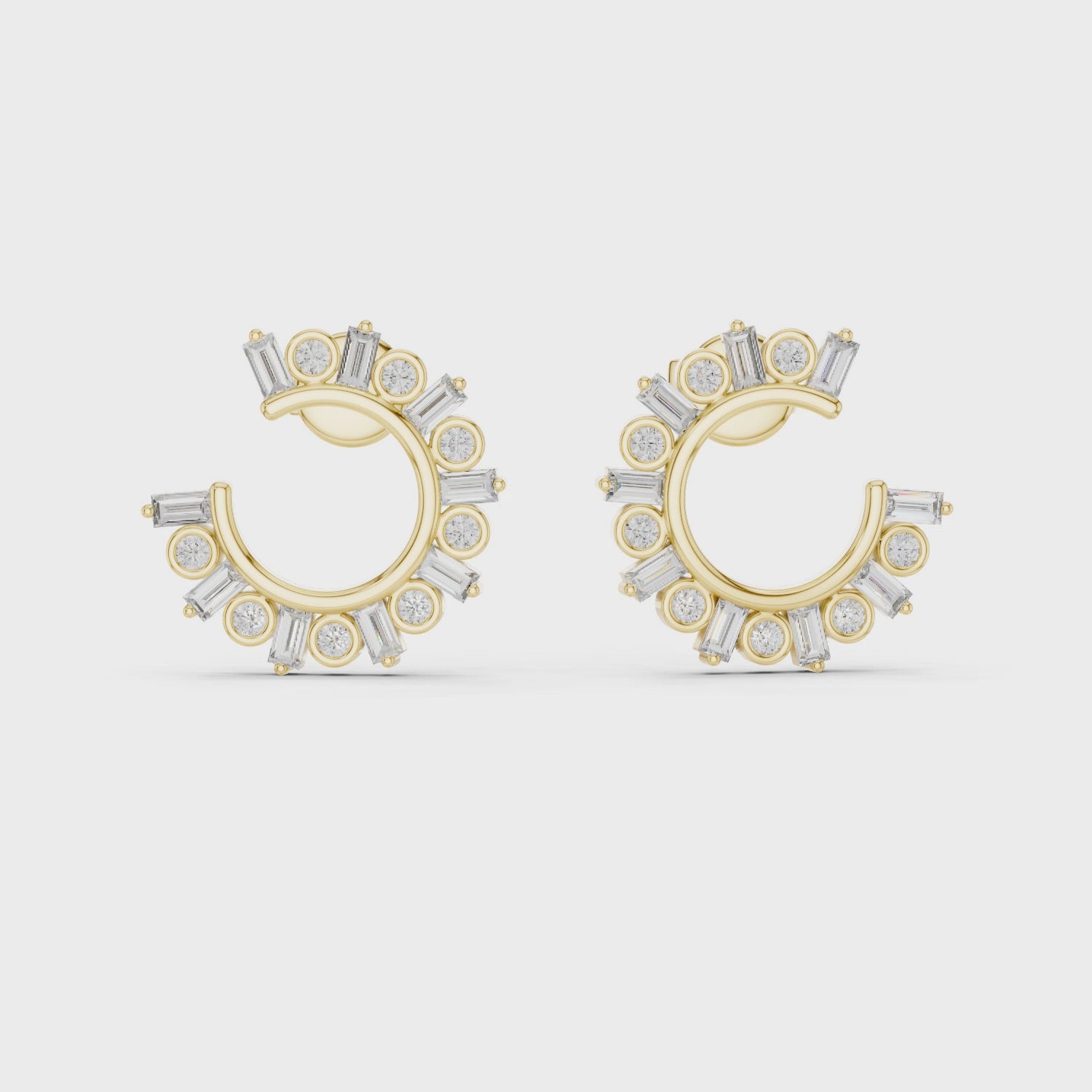 The Ethereal Garland Earrings - Lab Grown Diamonds