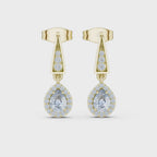 The Ivy Teardrop Earrings - Lab Grown Diamonds