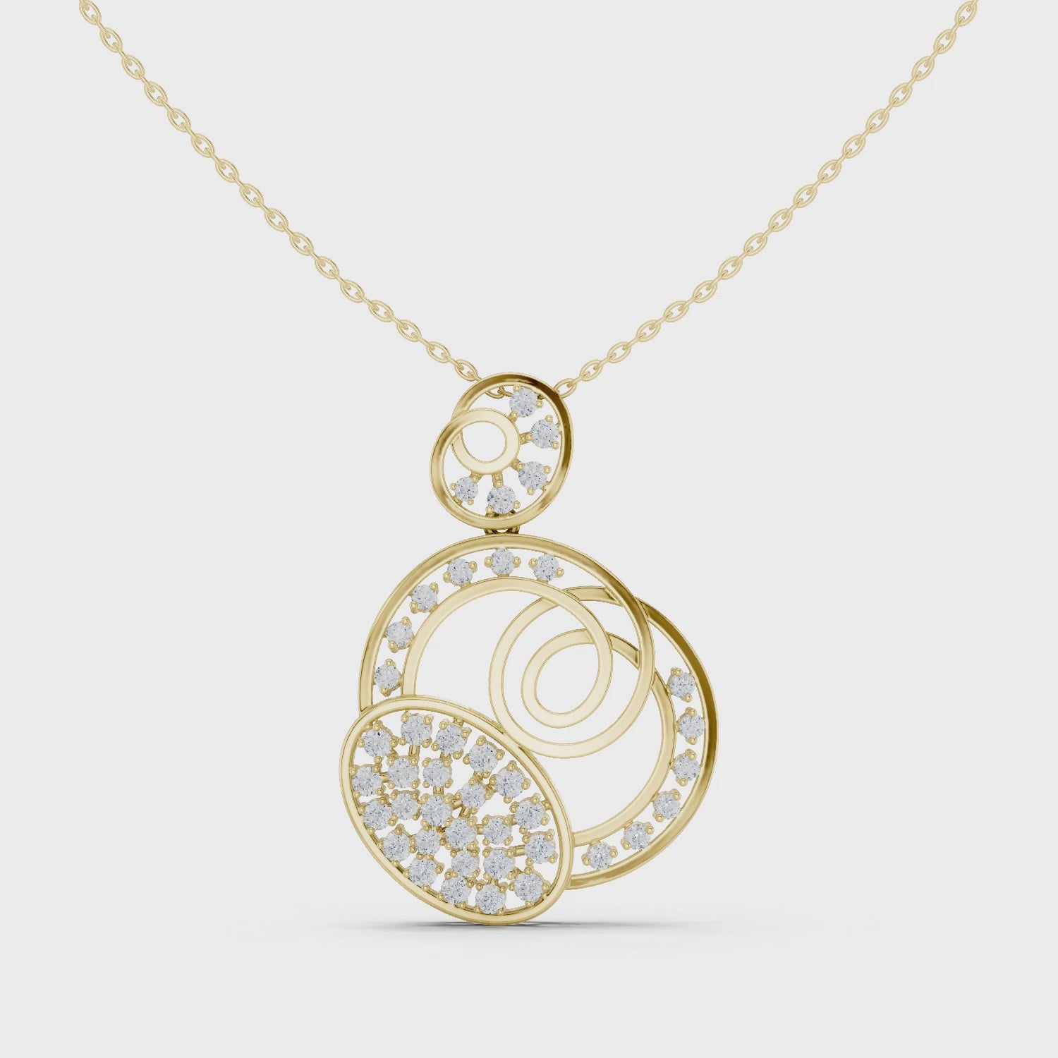 The Orbital Suite Pendant - Lab Grown Diamonds