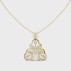 The Trinity Filigree Pendant - Lab Grown Diamonds