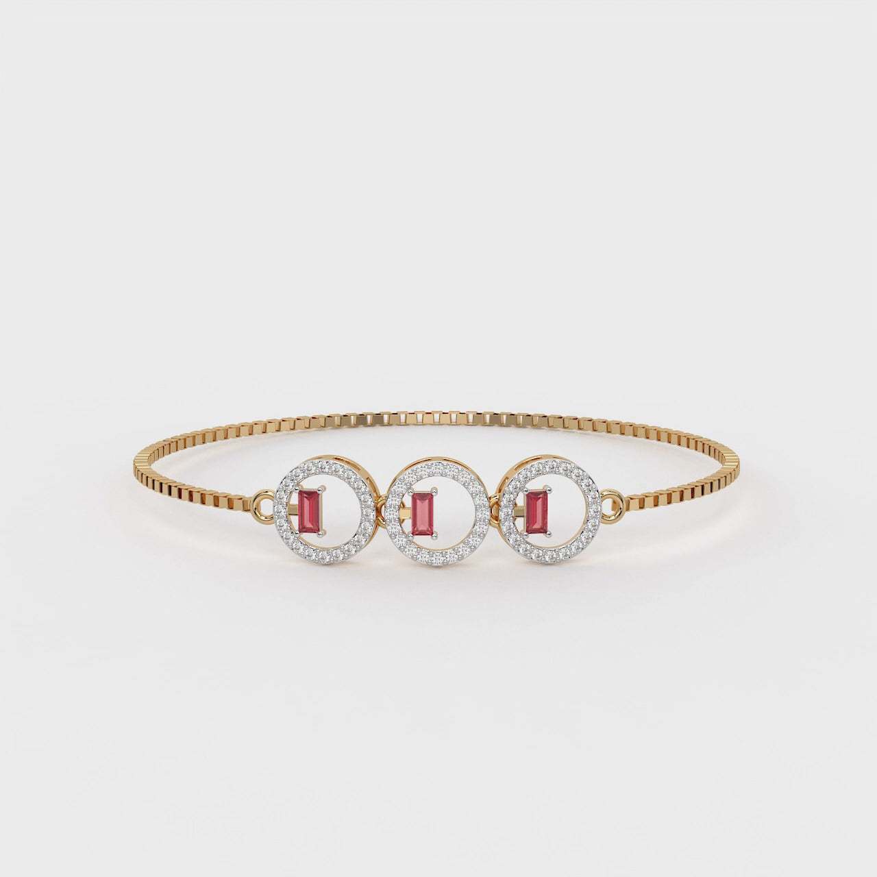 The Trinity Spark Bracelet - Lab Grown Diamonds