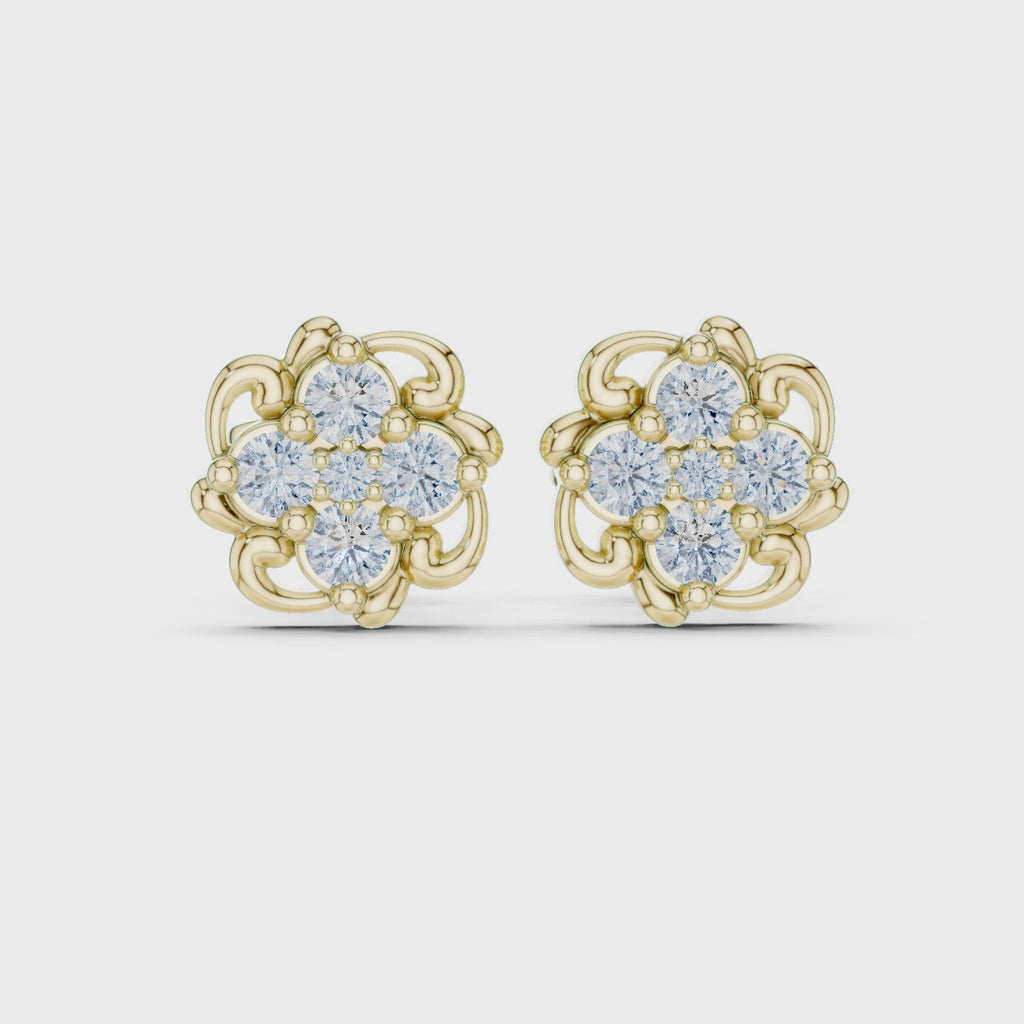 The Ciclone Earrings - Lab Grown Diamonds