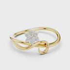 The Bloom Wave Ring - Lab Grown Diamonds