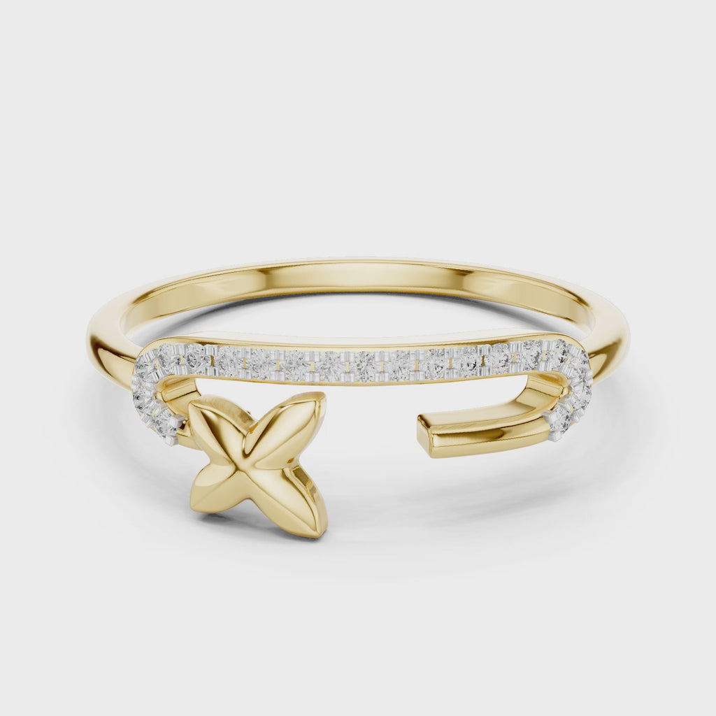 The Meadow Linear Ring - Lab Grown Diamonds