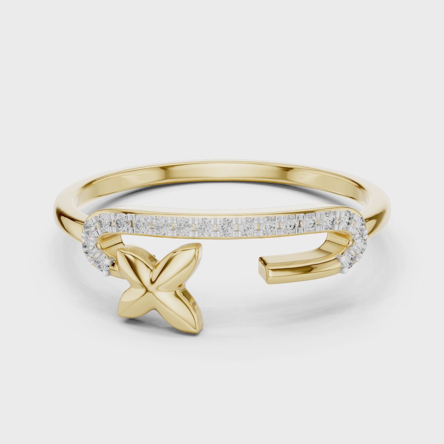 The Meadow Linear Ring - Lab Grown Diamonds