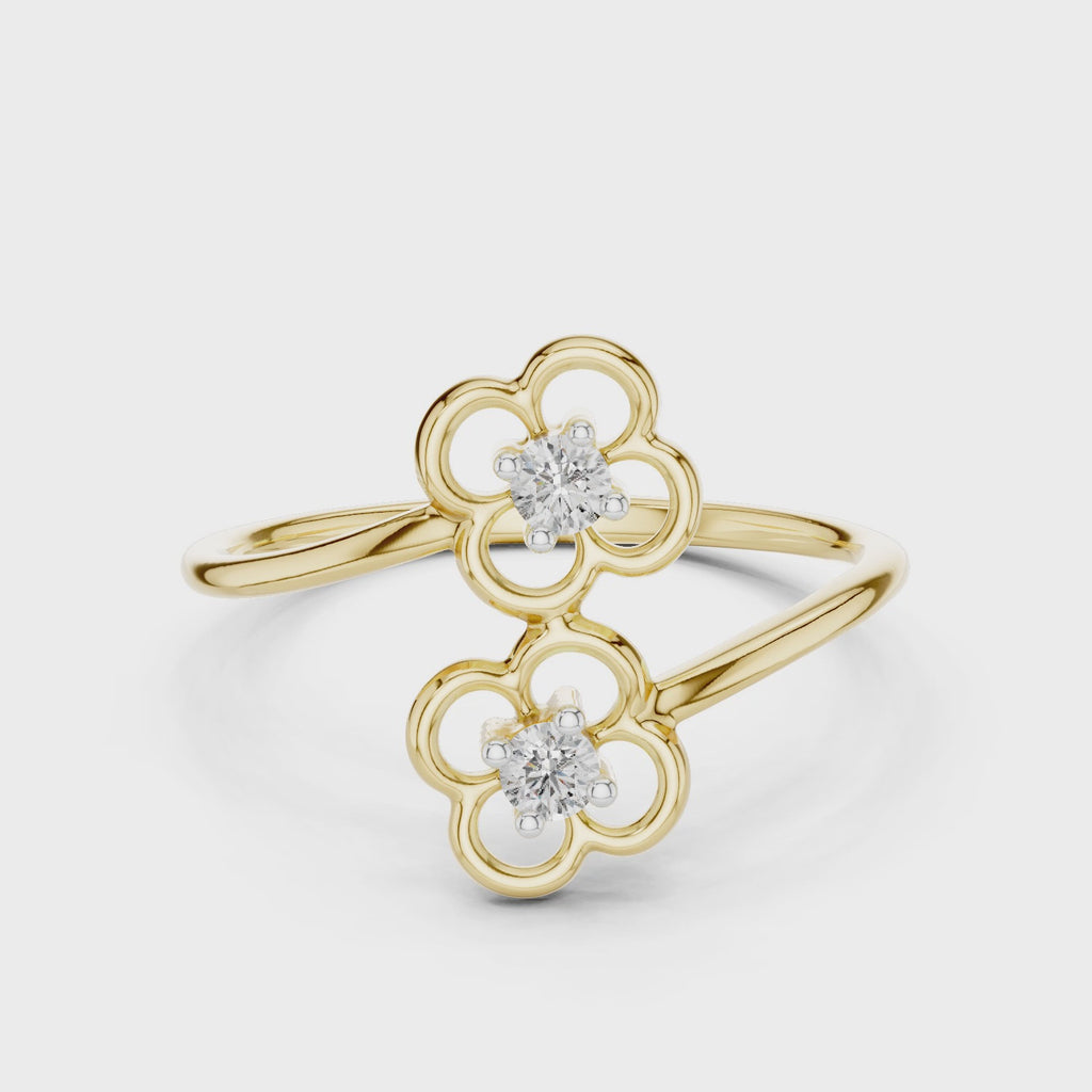 The Dual Leor Ring - Lab Grown Diamonds