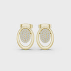 The Golden Nebula Earrings - Lab Grown Diamonds