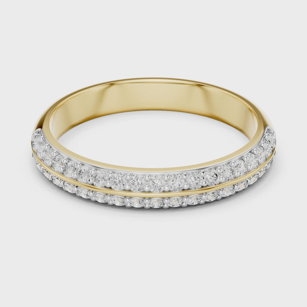 The Dual Eternity Band Ring - Lab Grown Diamonds