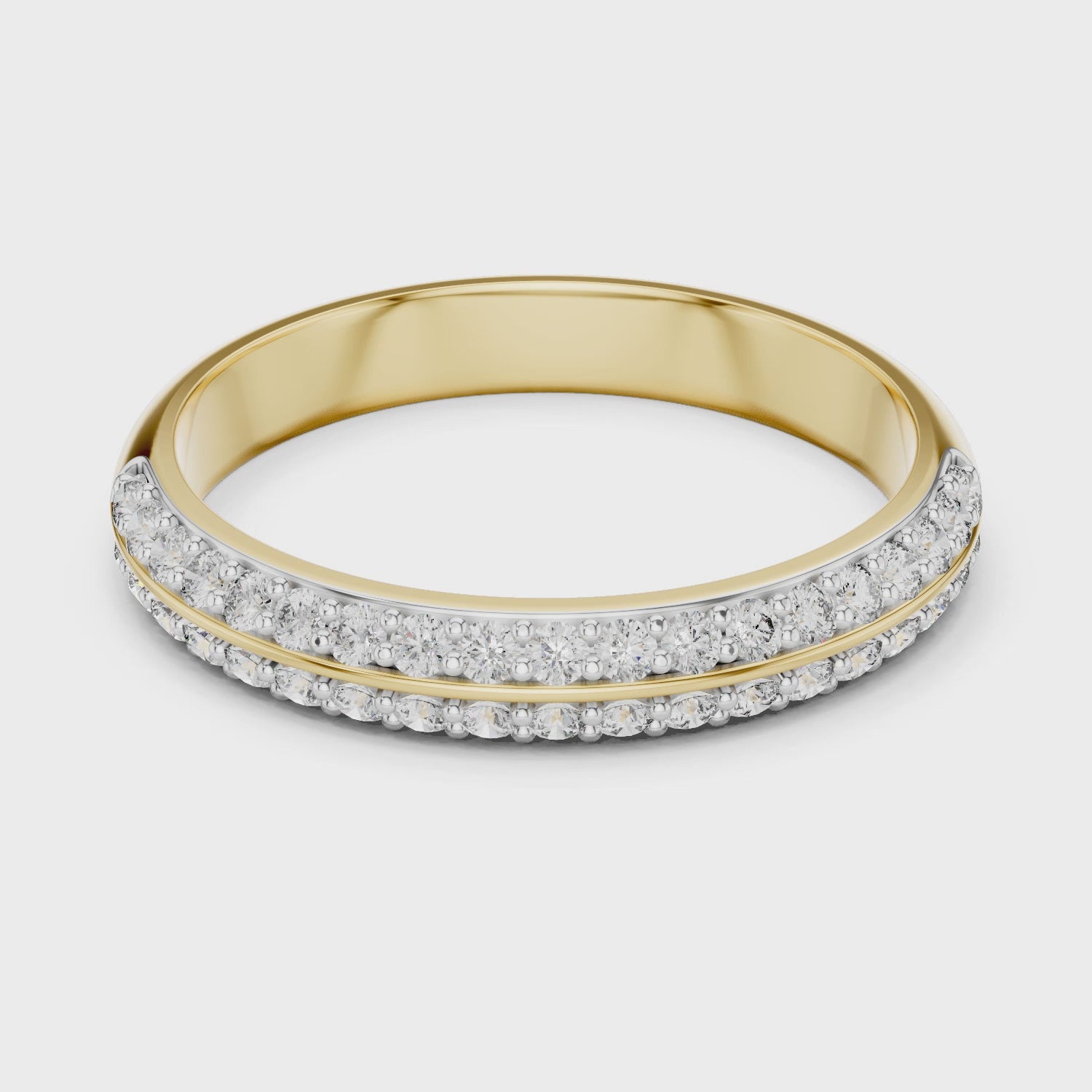 The Dual Eternity Band Ring - Lab Grown Diamonds