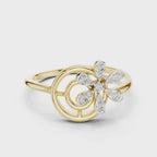 The Orbit Bloom Ring - Lab Grown Diamonds