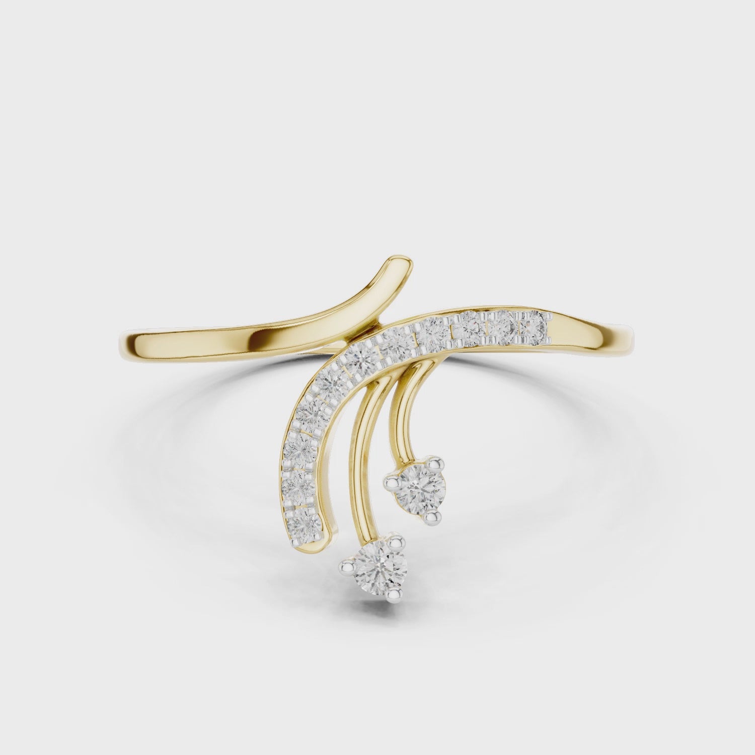 The Willow Arch Ring - Lab Grown Diamonds