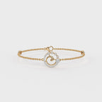 The Glint Curve Bracelet - Lab Grown Diamonds