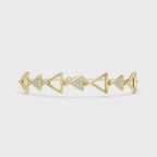 The Oryn Triangle Bracelet - Lab Grown Diamonds
