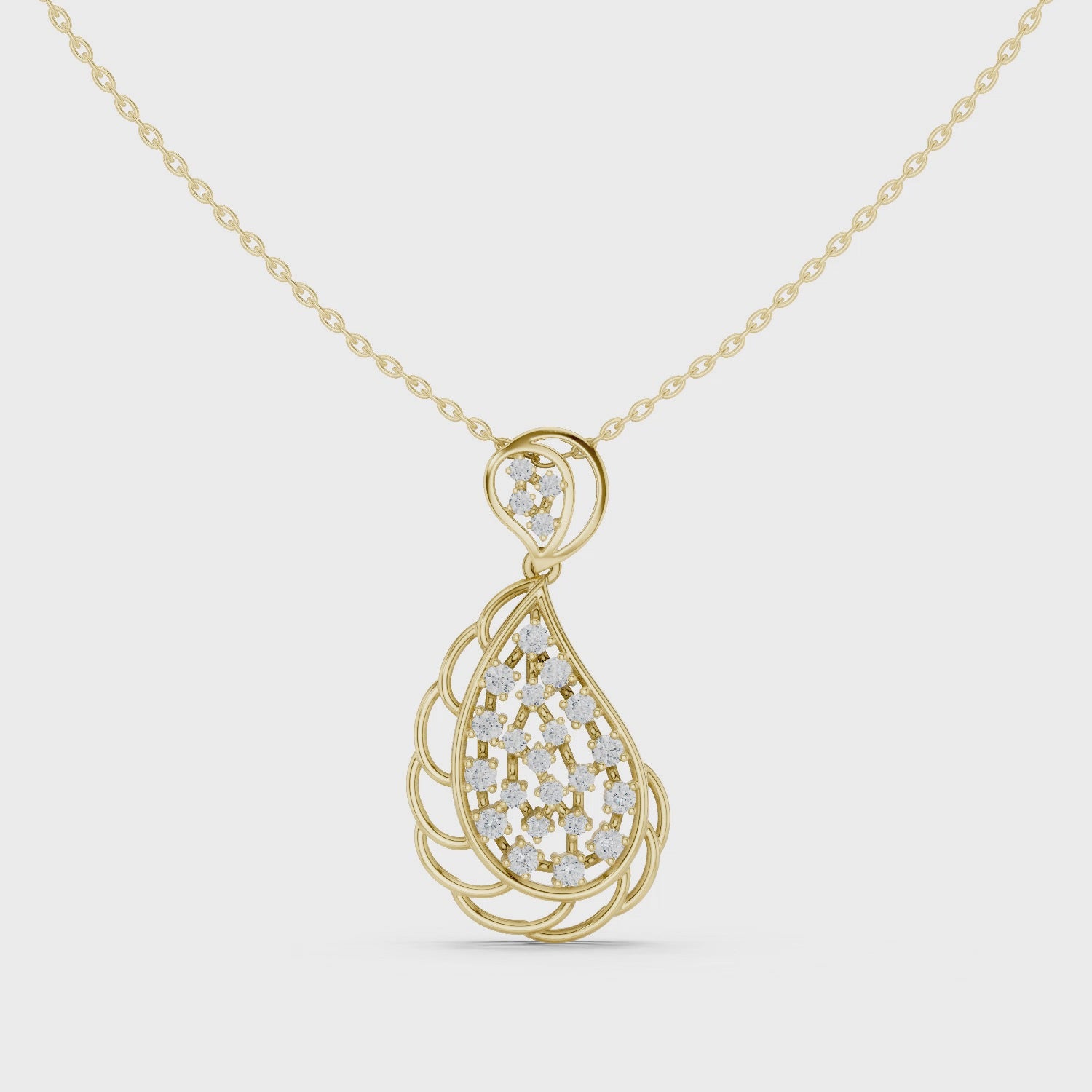 The Droppe Pendant - Lab Grown Diamonds