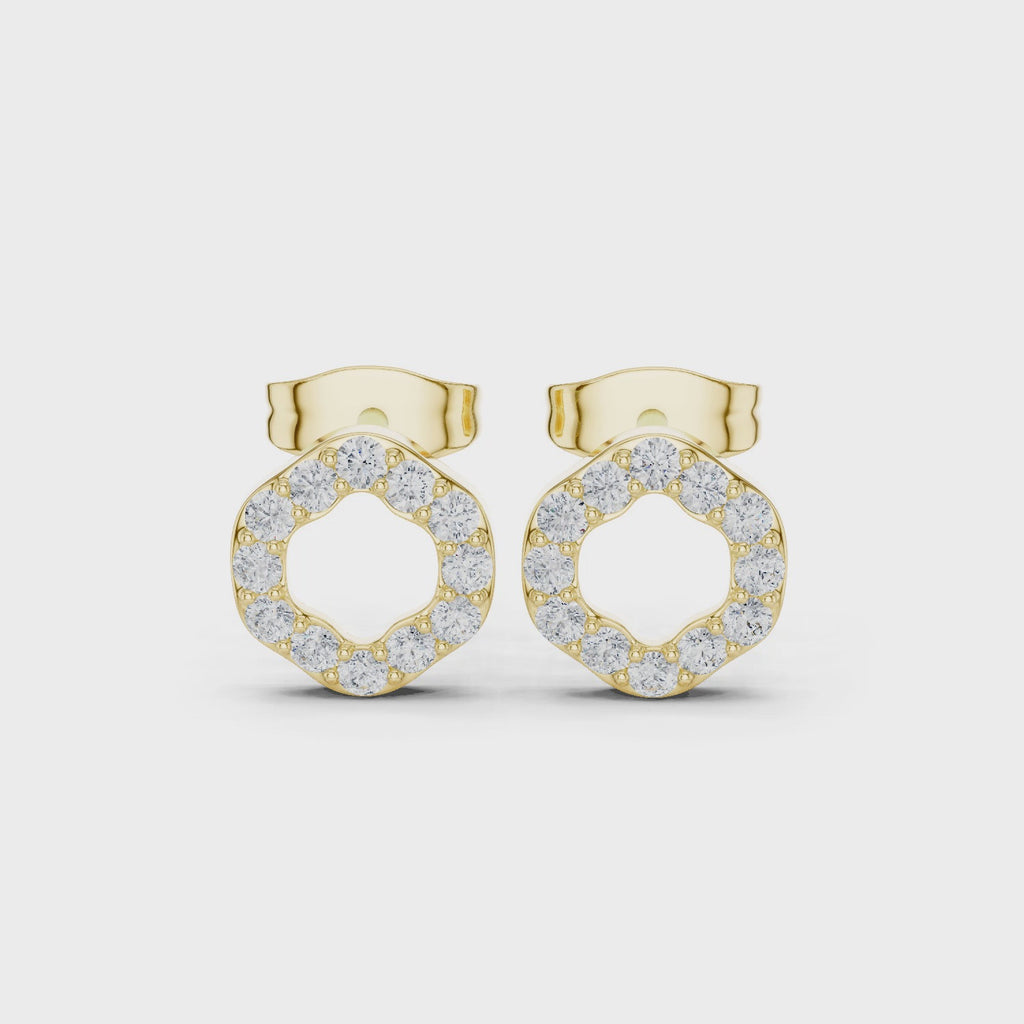 The Maya Earrings - Lab Grown Diamonds