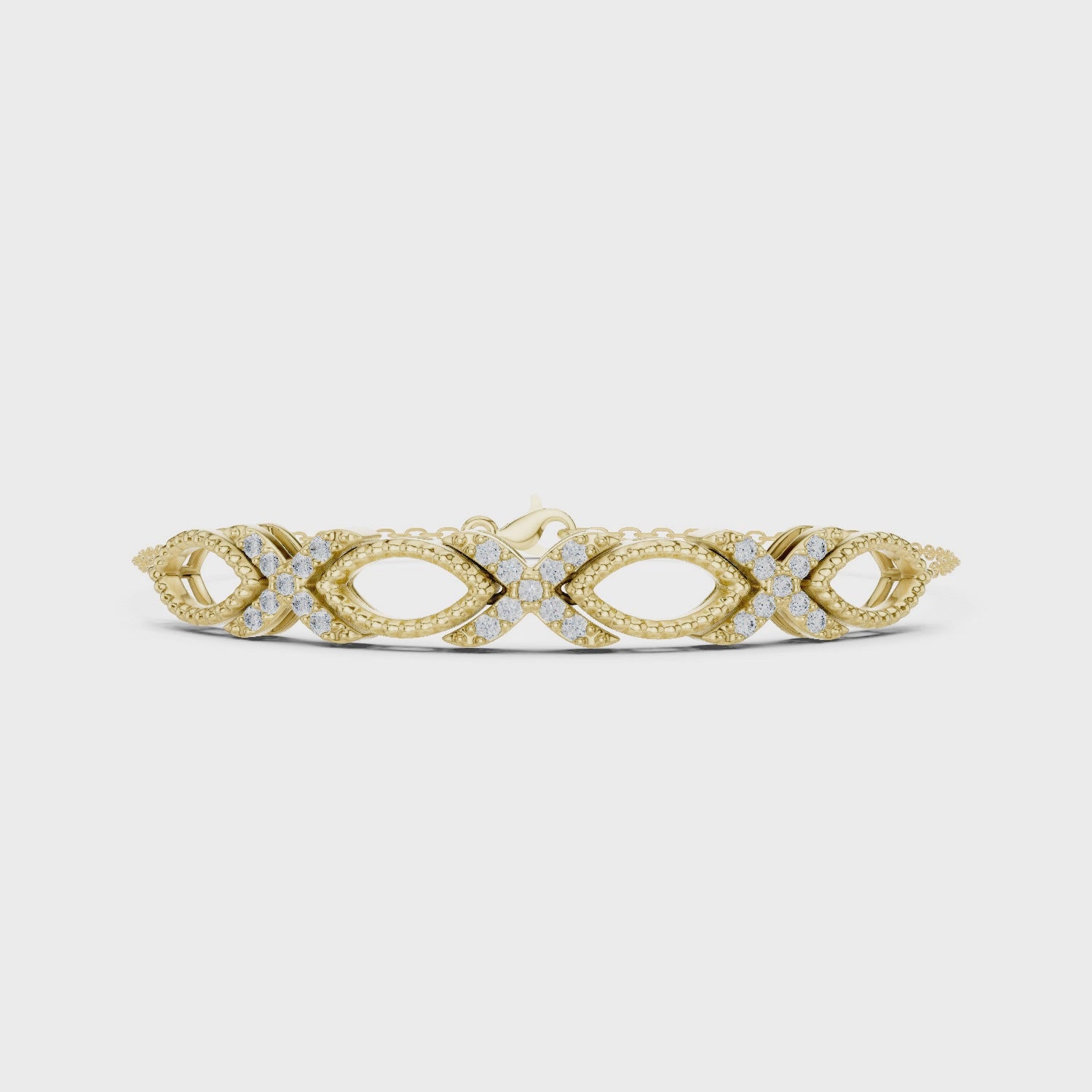 The Seraph Loop Bracelet - Lab Grown Diamonds
